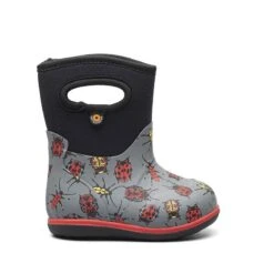 Baby Bogs Classic Wellingtons Bugs Grey