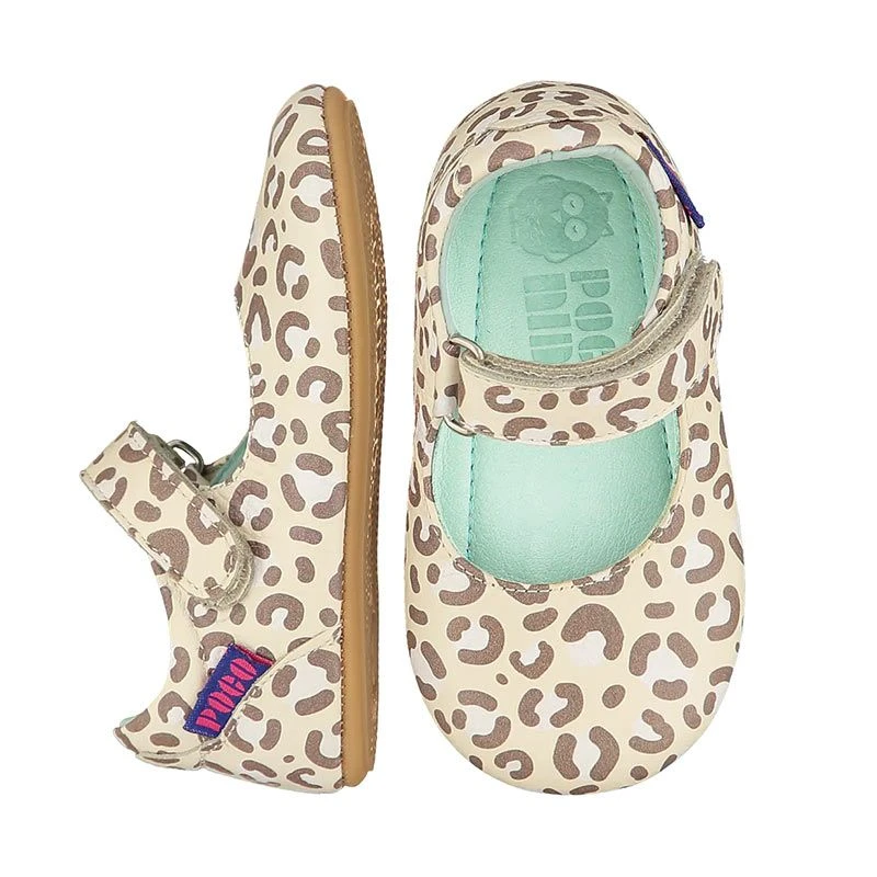 Poco Nido Cream Leopard Mary Jane - Image 3