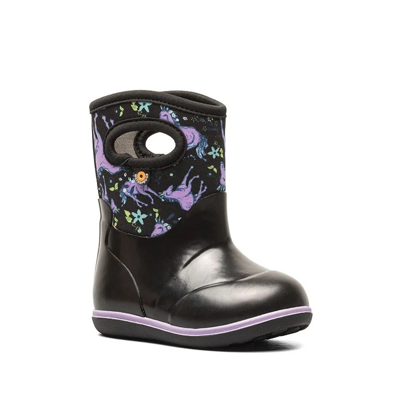 Baby Bogs Classic Wellingtons Unicorn Black - Image 2