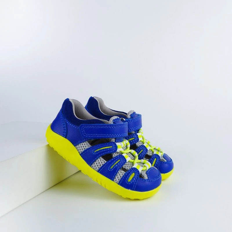 Bobux SU Summit Sandal Blueberry Neon - Image 6
