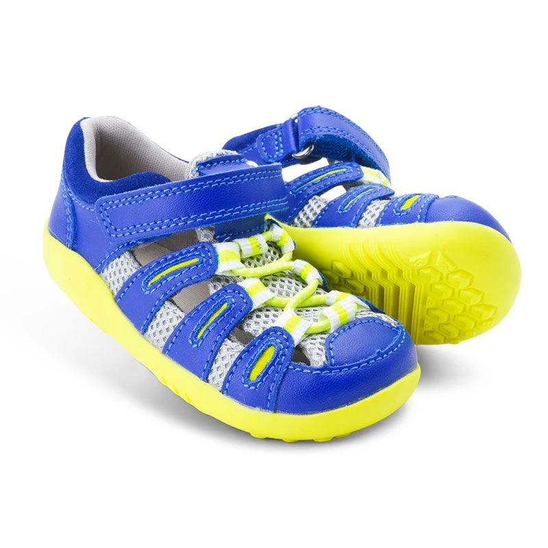Bobux SU Summit Sandal Blueberry Neon - Image 5