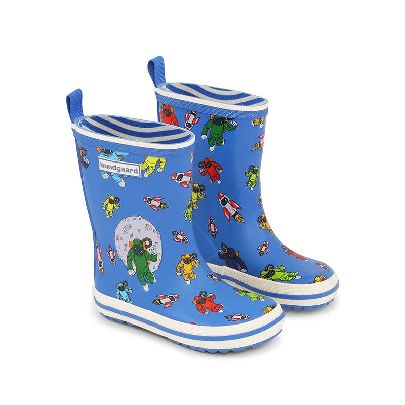 Bundgaard Kids Classic Charly High Wellingtons Astronaut - Image 2