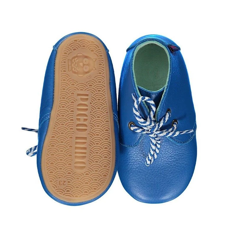 Poco Nido Blue Desert Boots - Image 6