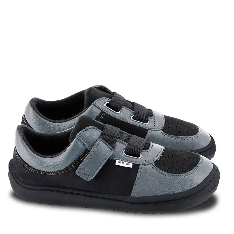 Be Lenka Kids Fluid Sneakers Charcoal And Black - Image 4