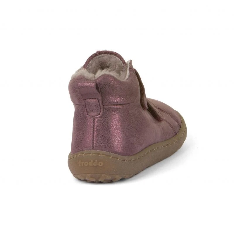 Froddo Barefoot Sheepskin Lined Boots Pink - Image 5