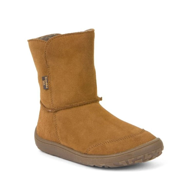Froddo Barefoot Waterproof Suede Boots Cognac