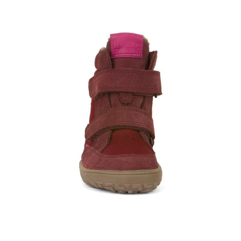 Froddo Barefoot Waterproof Winter Boots Bordeaux - Image 5
