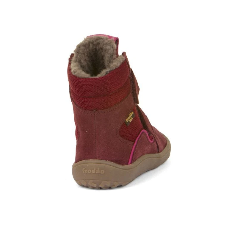 Froddo Barefoot Waterproof Winter Boots Bordeaux - Image 6