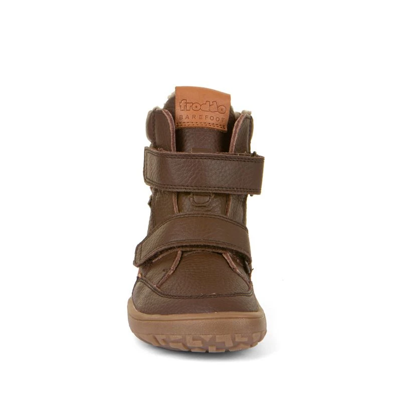 Froddo Barefoot Waterproof Winter Boots Brown Leather - Image 3