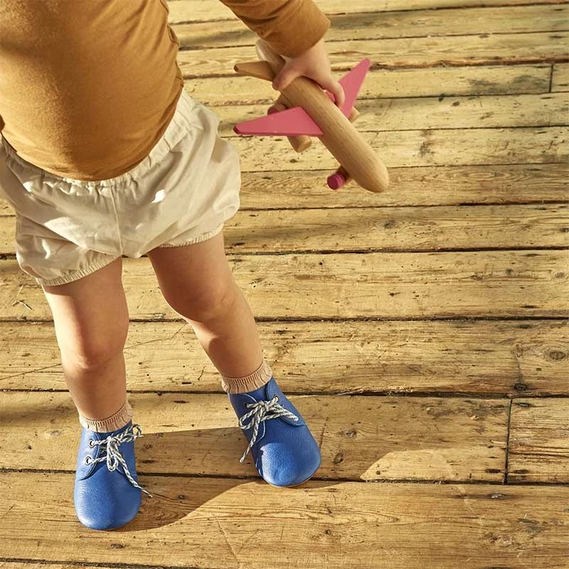 Poco Nido Blue Desert Boots - Image 3