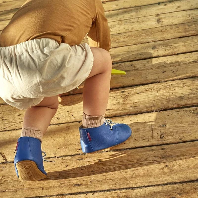 Poco Nido Blue Desert Boots - Image 4