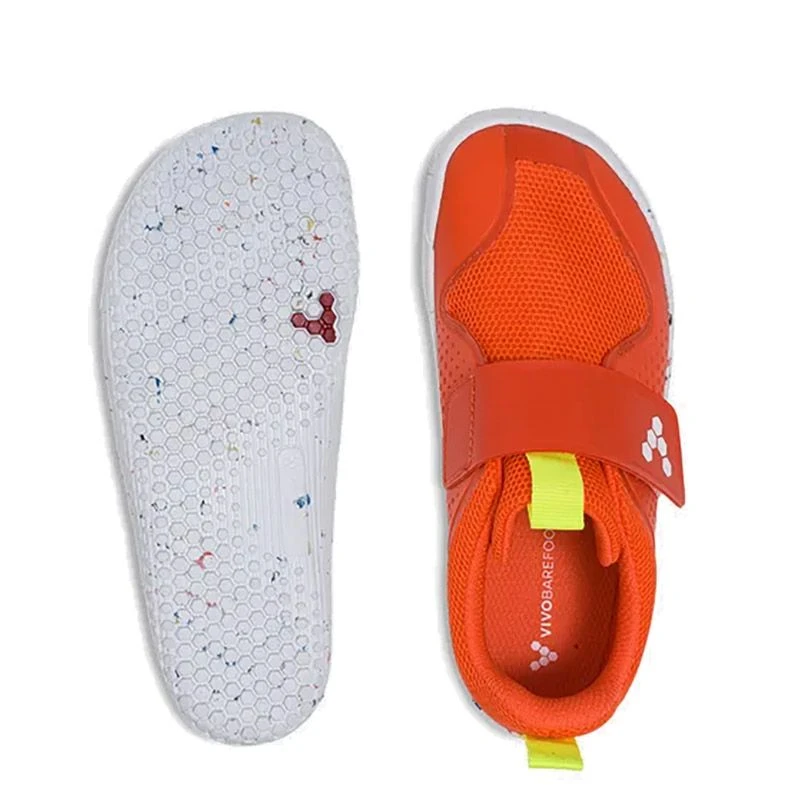 Vivobarefoot Kids Primus III Trainers Tomato - Image 2