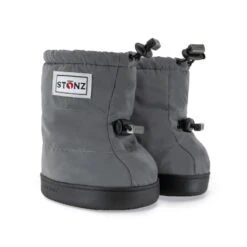 Stonz Puffer Booties Reflective Silver