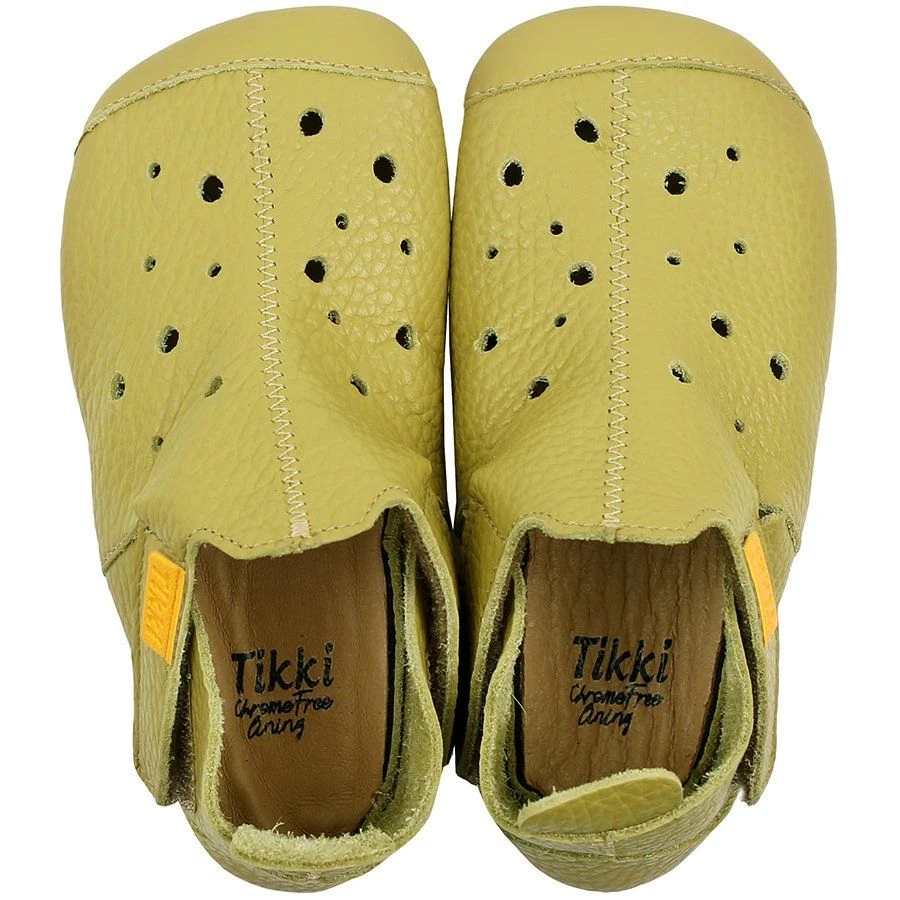 Tikki Kids Ziggy Shoes Lime Leather - Image 3